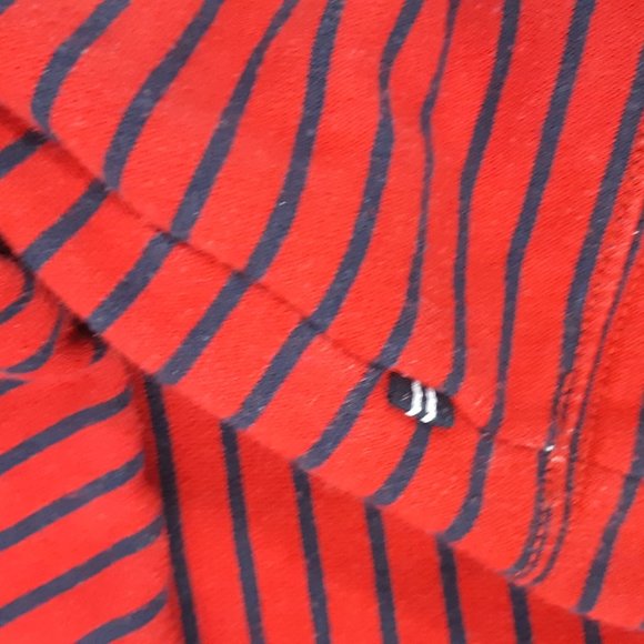 Stripped Nautica TurtleNeck Zipper Sweater - Picture 7 of 8